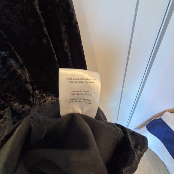 Halston Crushed Velvet Mini Dress - Picture 4 of 4